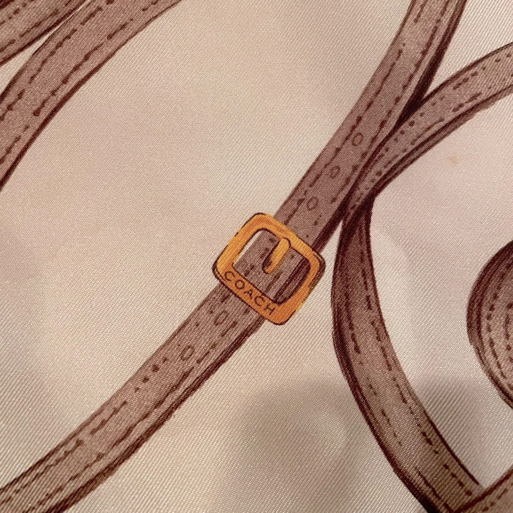Coach Vintage Silk Scarf - Picture 3 of 6